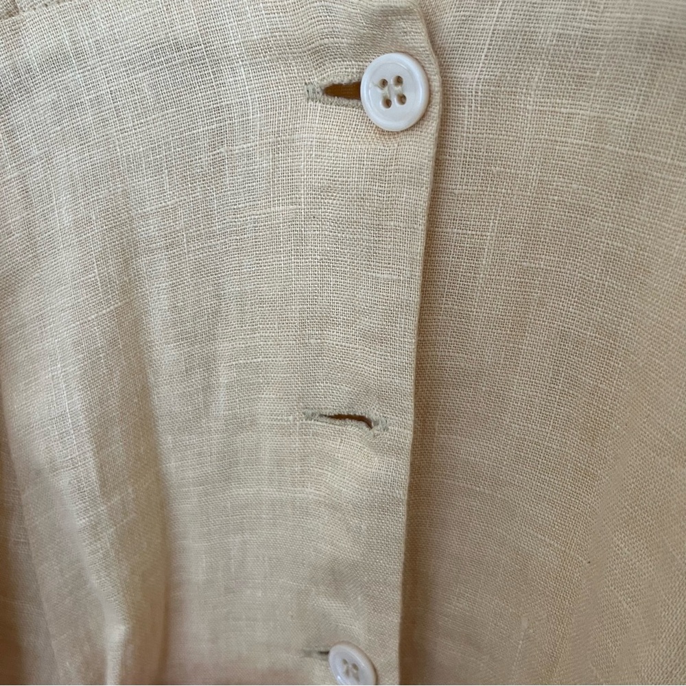 Reformation Button down Yellow Dress - Picture 10 of 11